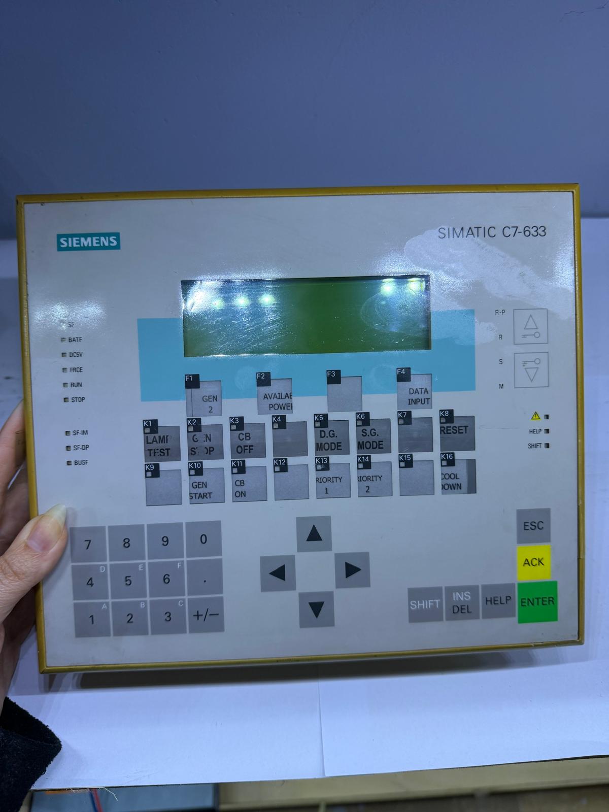 Siemens SIMATIC-C7-633 Local Operator Panel - P/N 6ES7633-2BF02-0AE3119762