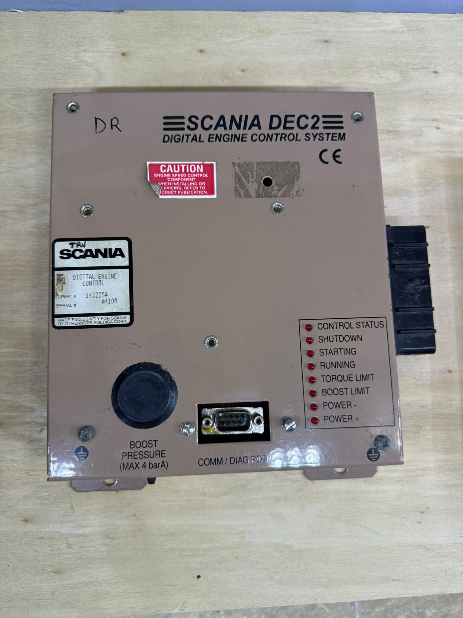 Scania DEC2 Digital Engine Control System - P/N 1432254