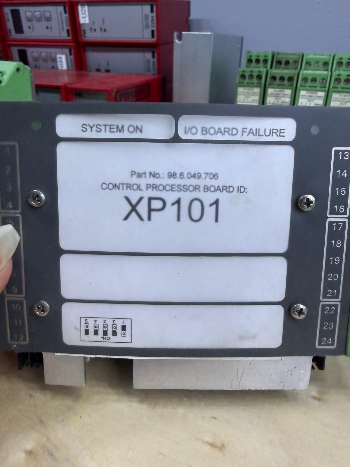 XP101 Control Process Board - P/N 986049706