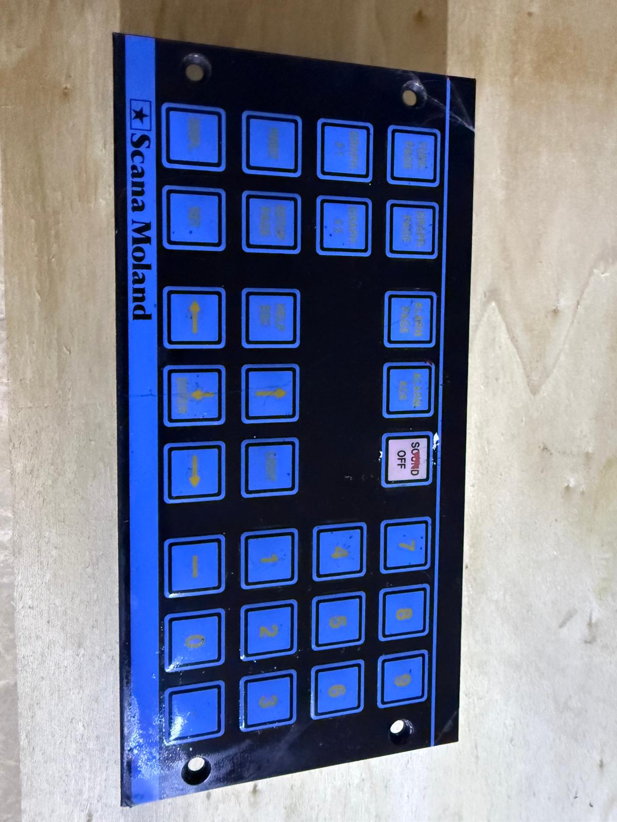 Scana Moland Keyboard - P/N 202440-501