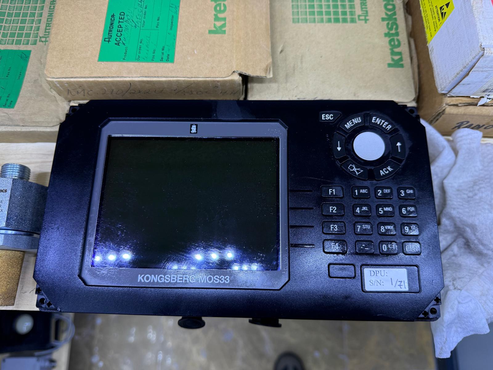 Kongsberg MOS33 TFT Marine Electronic Component